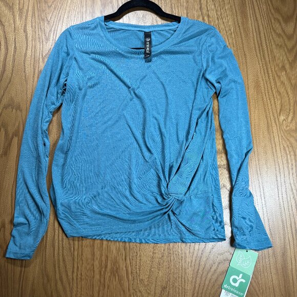 NWT MPG Drirelease Long Sleeve Twist Front Performance Top Blue – Size S - Picture 2 of 8